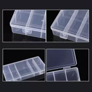 5-сеточный классификационный ящик для хранения, пластиковые серьги, наращивание ювелирных изделий, дисплей, держатель для наращивания ресниц, ящик для хранения для индивидуального прозрачный