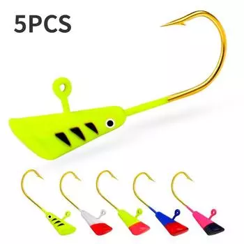 5 шт., 0,8 г, 2 г, 2,9 г, мягкие крючки для наживки, AD-острый маленький крючок для зимней рыбалки для приманки, крючок для приманки с червями, рыболовные снасти 0.8g