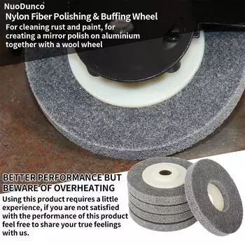 5 шт. 100 мм фибровый круг угловая шлифовальная машина шлифовальный нейлоновый круг металл нержавеющая сталь полировальный лист нетканый шлифовальный круг