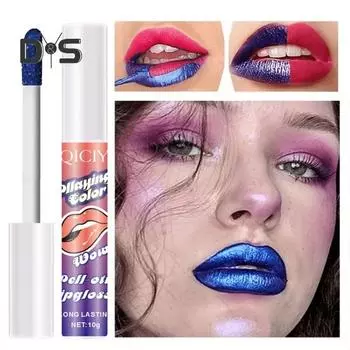 5 шт. 10 г отшелушивающий блеск для губ бархатный матовый антипригарный долговечный водостойкий высокопигментированный жидкий тинт для губ краска-карандаш для женщин инструменты для макияжа губ A