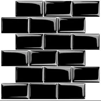 5 шт./10 шт. 3D пилинг и палочка, более толстые настенные наклейки на фартук, декоративные самоклеящиеся наклейки для кухни, ванной комнаты 5PCS розовый