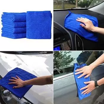 5 шт/10 шт микрофибры моющие чистые полотенца для автомобиля тряпка мягкая ткань автомобильное полотенце 10 PCs