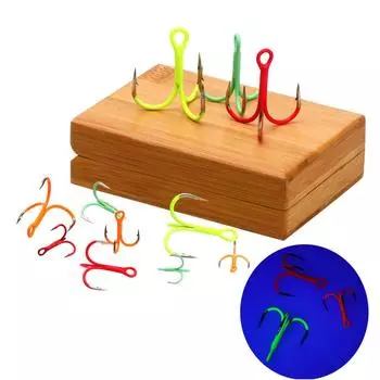 5 шт. 11 размеров, несколько цветов, тройные крючки с зазубринами, острые тройные крючки для морской рыбалки, жесткие приманки, крючок для наживки, рыболовные снасти 13 белый