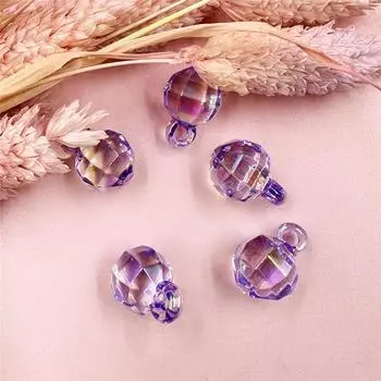 5 шт. 12*17,5 мм прозрачные красочные круглые акриловые бусины для DIY кулон бисер аксессуар ювелирные аксессуары about 12*17.5mm белый