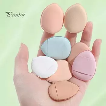 5 шт./12 шт. мини-пуховки для пальцев, компактные, легкие, каплевидные, с мягкой текстурой, эластичные спонжи для макияжа A