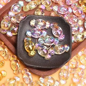 5 шт. 14,5*31 мм прозрачные конфетные бусины россыпью для изготовления ювелирных изделий своими руками браслет цепочка для мобильного телефона аксессуары материалы розовый