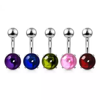 5 шт 14 г цветные кристаллы пирсинг пупка кольца классические круглые фианитовые камни пирсинг пупка украшения для тела серьги