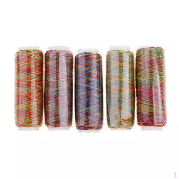 5 шт. 150D красочные швейные нитки универсальные нитки для ручной машины