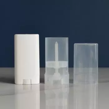 5 шт. 15 мл пустые овальные тюбики для бальзама для губ пластиковые белые прозрачные твердые контейнеры для духов и дезодоранта портативные тюбики для макияжа и помады 1