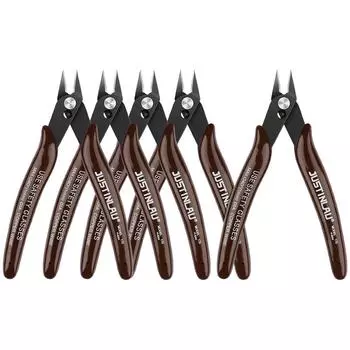 5 шт. 170 кусачки DIY триммер диагональные боковые кусачки для кабеля красные, синие плоскогубцы ручные мини-ножницы заподлицо кусачки триммер