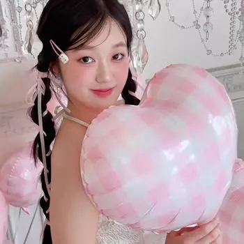5 шт. 17-дюймовых разноцветных полосатых воздушных шаров с надписью «Любовь», подходят для украшения свадеб, помолвок, новогодних вечеринок и вечеринок в честь Дня святого Валентина