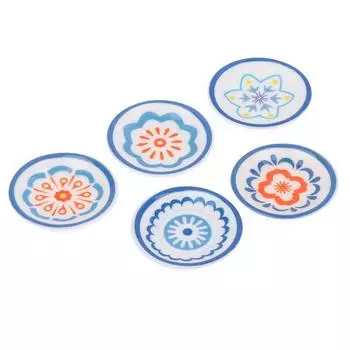 5 шт. 1:12 кукольных домиков, имитация голубого и белого фарфора, украшения для кухни кукольного домика, аксессуары для кукольных домиков, ролевые игры, игрушки A1