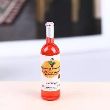 5 шт. 1:12 кукольных миниатюрных игрушек для бутылок вина, украшения кухни, гостиной, аксессуары