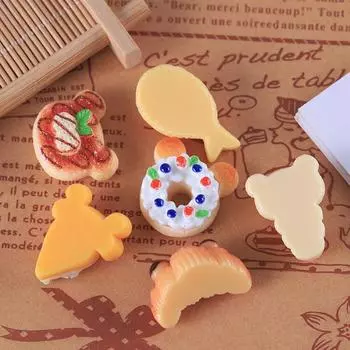 5 шт. 1/12 кукольный домик имитация пончика хлеб пицца кукольный домик миниатюрная кухня еда украшения кукольный дом аксессуары игрушки