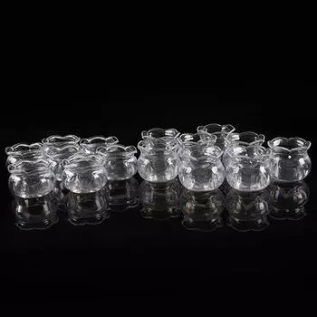 5 шт. 1/12 кукольный домик имитация пластиковый прозрачный аквариум модель кукольный домик мини мебель украшения кукольный дом аксессуары