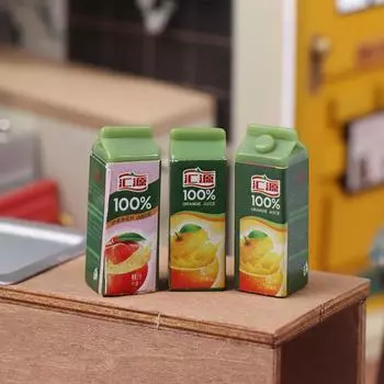 5 шт. 1/12 кукольный домик имитация фруктового сока модель кукольный домик миниатюрные бутылки для напитков кукольный домик кухня игровые игрушки аксессуары