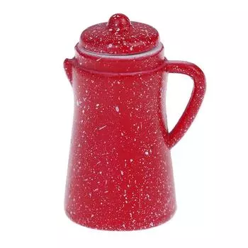 5 шт. 1:12 миниатюрных красных чайников для кукольного домика, аксессуары для кухни для кукольного домика своими руками