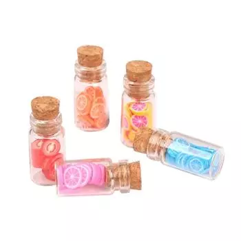 5 шт. 1:12 миниатюрных кукольных домиков, фруктовое ассорти, стеклянная банка, банка из сухофруктов, декоративная игрушка