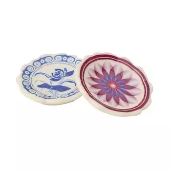 5 шт. 1:12 миниатюрных обеденных тарелок для кукольного домика, имитация кукольного дома, кухонная посуда, аксессуары, декор для кукольного домика, игрушка