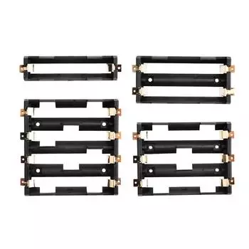 5 шт. 1/2/3/4X18650 серии батарей держатель коробка кейс для хранения контейнер внешний аккумулятор с бронзовым штифтом перезаряжаемый дропшиппинг оптовая продажа