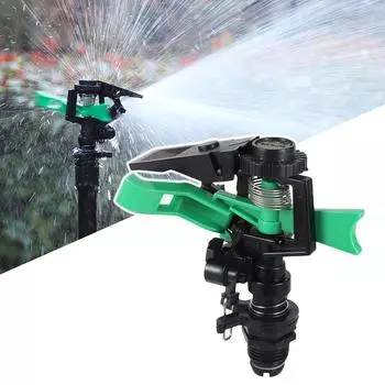 5 шт. 1/2 рокерный разбрызгиватель, регулируемый на 360 градусов, вращающийся ударный распылитель, садовый газон, клумба, инструмент для полива и орошения теплицы