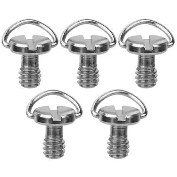 5 шт. 1/4 винт для камеры для быстросъемной площадки 1/4-дюймовый складной C-образный адаптер штатив монопод