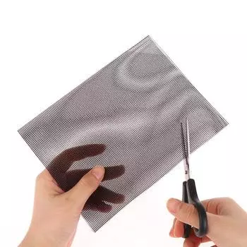 5 шт., 20X30 см, сетчатый коврик с отверстием для цветочного горшка, нижний сетчатый коврик для горшка бонсай, нижний коврик для предотвращения потери почвы, дышащий дренажный нижний коврик