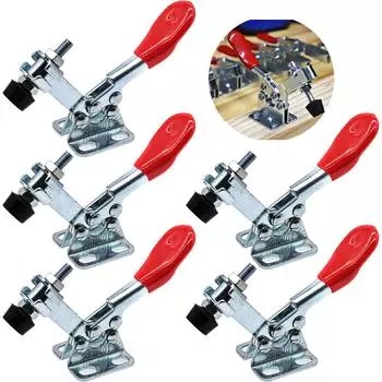 5 шт. 27 кг вертикальные тумблеры, горизонтальные ручные инструменты, зажимные металлические ручные зажимы, тумблерный инструмент, для механической мастерской 5 Pieces