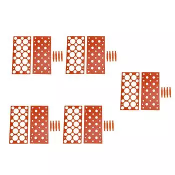 5 шт. 28-луночный штатив для пробирок, съемный пластиковый держатель для центрифужных пробирок объемом 15 мл и 50 мл