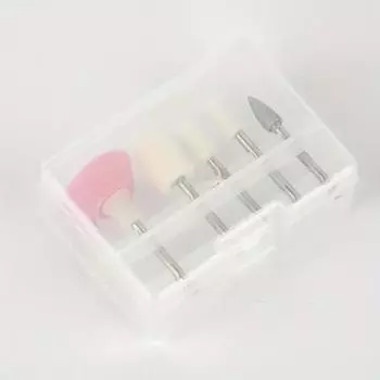 5 шт. 2,35 мм сверла для ногтей керамические металлические сверла для чистки кутикулы для удаления акрила и твердого геля для маникюра педикюра полировки