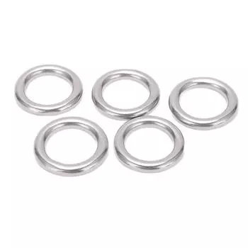5 шт. 304 нержавеющая сталь круглые кольца многоцелевые бесшовные сварные металлические кольца для парусного спорта 5*20mm