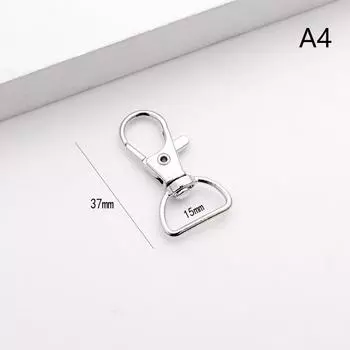 5 шт. 35 мм брелок клипсы крючки поворотные застежки шнур карабин крючок застежка-лобстер пряжка для брелка DIY ювелирные изделия ремесла