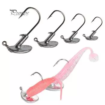 5 шт., 3,5 г, 5 г, 7 г, 10 г, 14 г, прочные рыболовные крючки с джиг-головкой, мягкая приманка, инструмент для снастей 5g