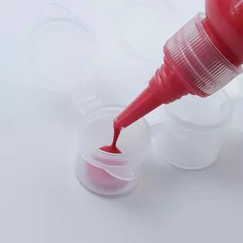 5 шт., 3 мл, масляные краски, диспенсер для красок, пустая коробка, коробка для смешивания, 6 отделений, 2 мл 3ML