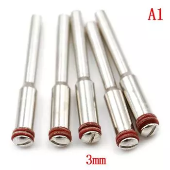 5 шт. 3 мм/2,35 мм/3,175 мм винтовой оправки хвостовика отрезного круга держателя вращающегося инструмента 3.0mm