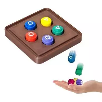 5 шт. 3D-печатная игра для ловли камней, тренировка координации рук и глаз для детей и взрослых, корейские традиционные игрушки для ловли камней, красочные пять камешков B