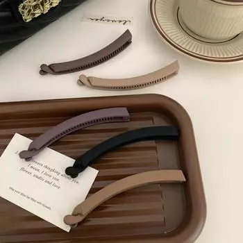 5 шт./4 шт. матовый зажим-банан вертикальный зажим заколка для волос на затылке, новая заколка бесшовный зажим для хвостика головной убор