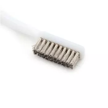 5 шт. 6,9-дюймовая пластиковая ручка из латуни, 3 ряда, проволочная щетка для очистки щетины, инструмент Wenwan