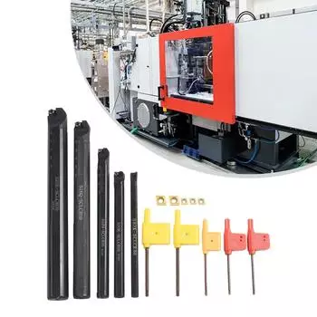 5 шт. 7/10/12/16/20 мм SCLCR09 держатель расточного резца для токарного инструмента CCMT
