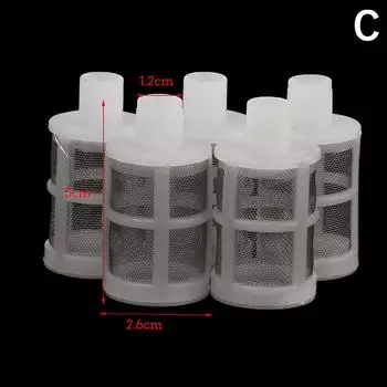 5 шт. 8/10/12 мм погружной сетчатый фильтр для водяного насоса садовый микрофильтр для полива