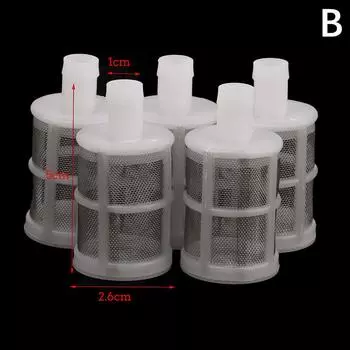 5 шт. 8/10/12 мм погружной сетчатый фильтр для водяного насоса садовый микрофильтр для полива