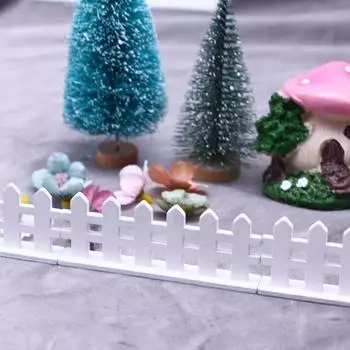 5 шт. 8*3 см мини-деревянный заборчик DIY миниатюрный сказочный сад деревянный барьер кукольный домик витрина ремесло украшение дома аксессуары кофейный