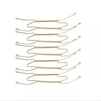 5 шт. 8-дюймовый держатель для вешалок для тарелок, настенный держатель для тарелок, вешалки для тарелок, пружинный держатель, невидимый крючок, подставка для тарелок, кухонное хранение