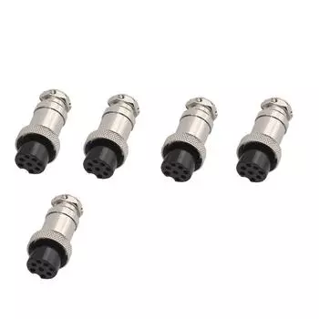 5 ШТ. 8-контактный гнездовой разъем для микрофона HAM и CB-радио, паяемый