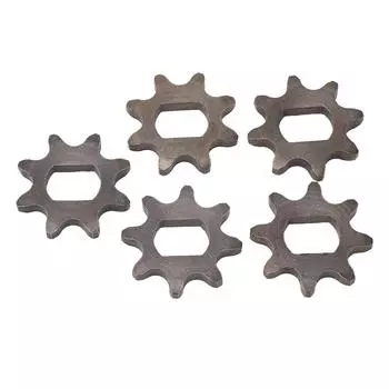 5 шт. 8 зубьев 420 цепная звездочка для электрического скутера 8T 420 звездочка внутренний размер 17x12 мм