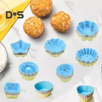5 шт., 9 стилей, форма для торта, термостойкая форма для украшения торта, чашка для кексов