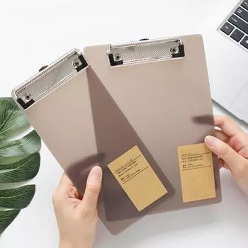 5 шт. A4/A5/A6 Доска с зажимом для записей Блокнот для документов Держатель для бумаги Хранение PP Планшет для обмена Бизнес Офисные принадлежности Меню Планшет для обмена