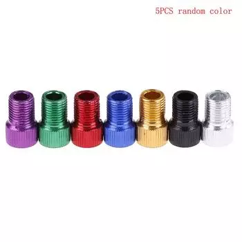 5 шт. адаптер-конвертер клапана Presta-Schrader для шоссейного велосипеда, велосипедный насос, трубка