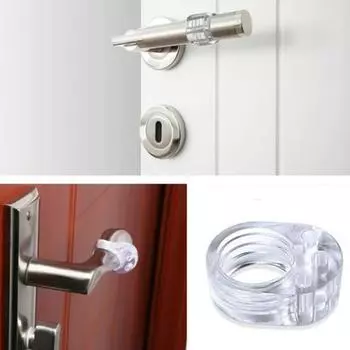 5 шт. эффективная пробка для дверной ручки длительный срок службы предотвращает появление царапин компактная специальная защита для стен офиса