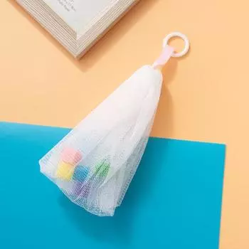 5 шт., экологически чистая многоразовая сетка для мыла, без запаха, хороший отшелушивающий мешочек для очищения лица, быстрое пенообразование для путешествий